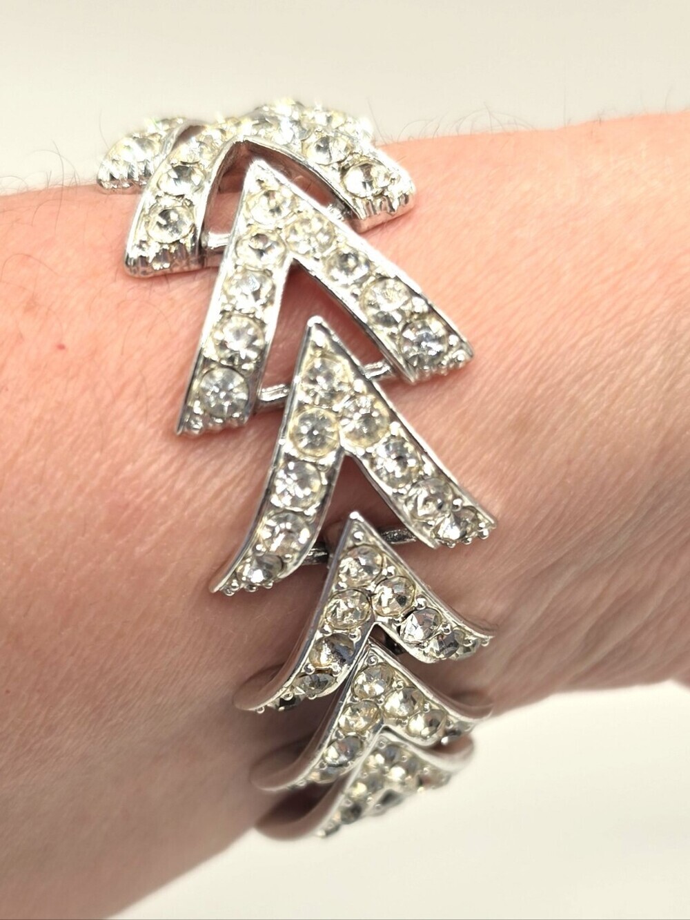 Vintage Sarah Coventry Rhinestone Bracelet - Picture 2 of 7